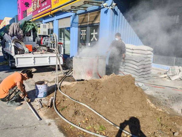 彭市镇顶管注浆加固